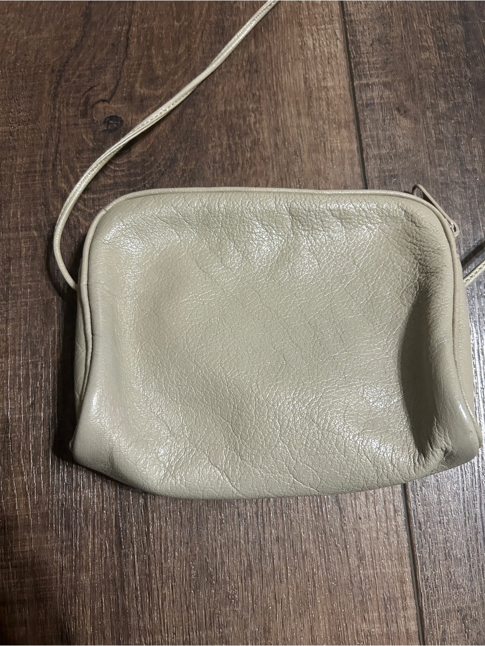 Vintage Carlos Falchi Fatto a Mano Brown Leather Crossbody Bag - Picture 2 of 5